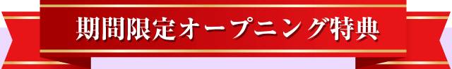 期間限定オープニング特典