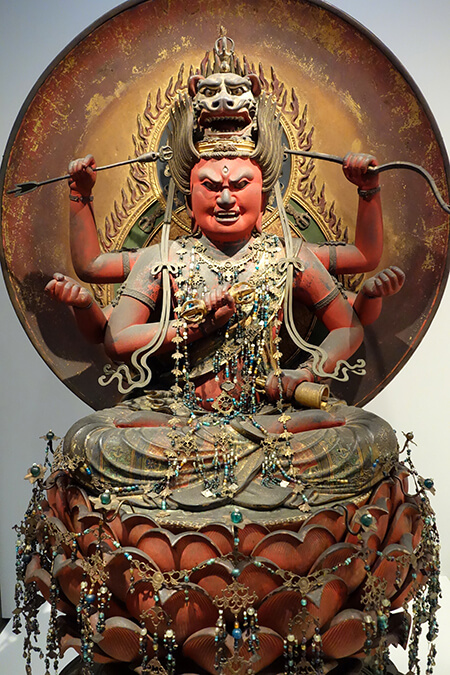 木造愛染明王坐像（東京国立博物館）