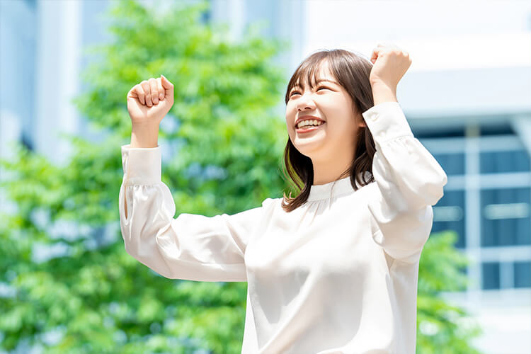 特徴②：ポジティブ思考で明るい