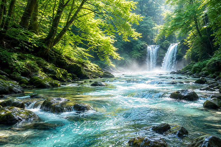 水道の向こうにある、かけがえのない自然の恵み