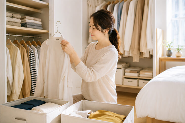 ②部屋を掃除して不要なものを手放す