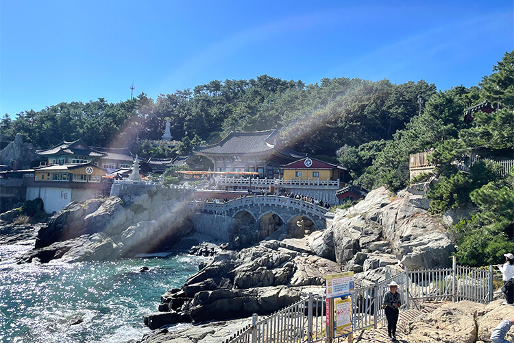 釜山「海東龍宮寺（ヘドンヨングンサ）」海岸沿いの竜宮城のようなお寺へ！