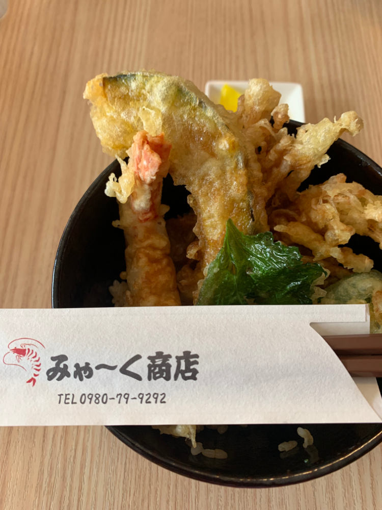 車海老天丼専門店『みゃ〜く商店』の天丼