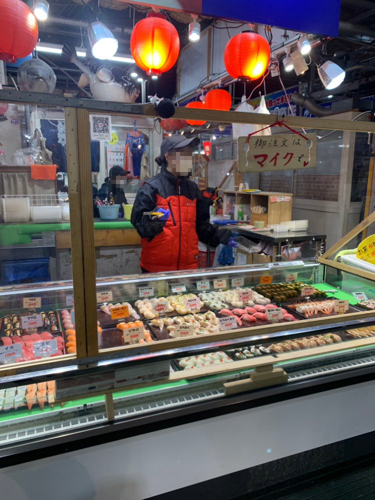 唐戸市場のお寿司